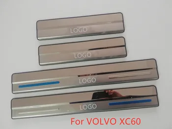 Volvo XC60 2008-2015 m. 2016 m. 2017 Automobilių Reikmenys Aukštos kokybės nerūdijančio plieno Veidrodis Automobilio duris padengti už durų slenksčio plokštė Nuotrauka 2