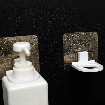 Vonios kambarys multi-funkcija lipni kablys sienos stiprus lipdukas dušo želė buteliuką šampūno vertus sanitizer siurbimo sienos tipo vientisas, kablys Nuotrauka 2