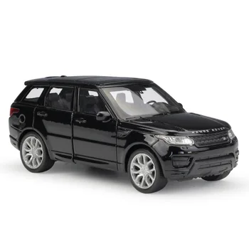 WELLY 1:36 Land Rover Range Rover Sport VISUREIGIS Diecast Automobilio Traukti Atgal Modelio Automobilių Metalo Lydinio, Žaislas Automobilis Berniukas Dovanų Kolekciją B81 Nuotrauka 2