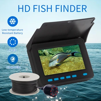 WF25C 1200TVL Povandeninį Žuvų Ieškiklis Vaizdo Kamera už Žvejybos vaizdo įrašymo 4.3