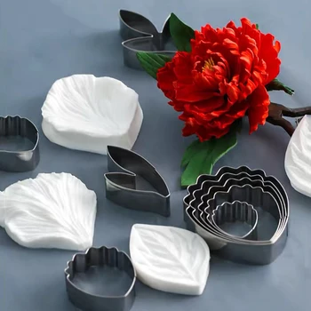 Įvairūs Keramikos, Nerūdijančio Plieno, Žiedlapis Gėlės Pjovimo Pelėsių Rose Sakura Molio Pelėsių Nustatyti Molio Pjovimo Formavimo Įrankių Modeliavimo Įrankis
