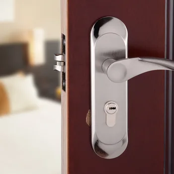 Šiuolaikinės aliuminio užraktas Miegamąjį, vonios kambarį, rankena, spyna Inžinerijos aparatūros durų rankena
