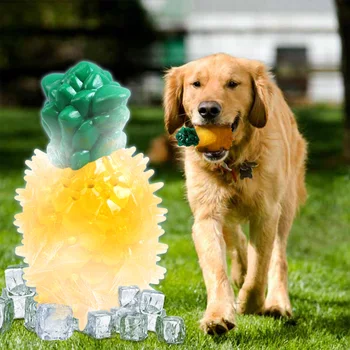 Šunelis Kietas kramtyti žaislas ledinis bite žaislas užšaldyti molinis žaislas arbūzas, citrina, ananasas formos Naminių reikmenys Kačių reikmenys